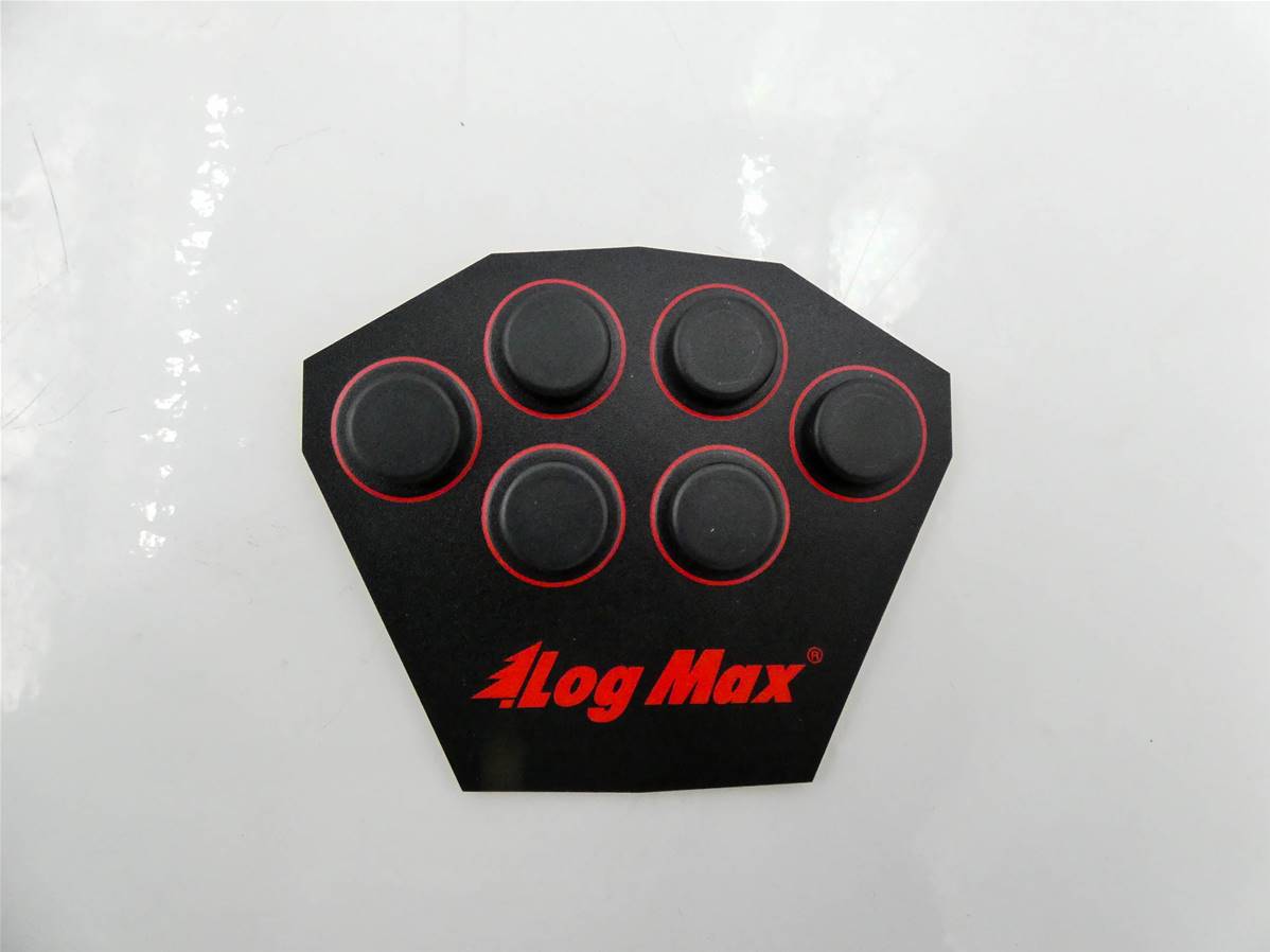 Palette complète de 6 boutons avec logo 'Log Max' RE402024