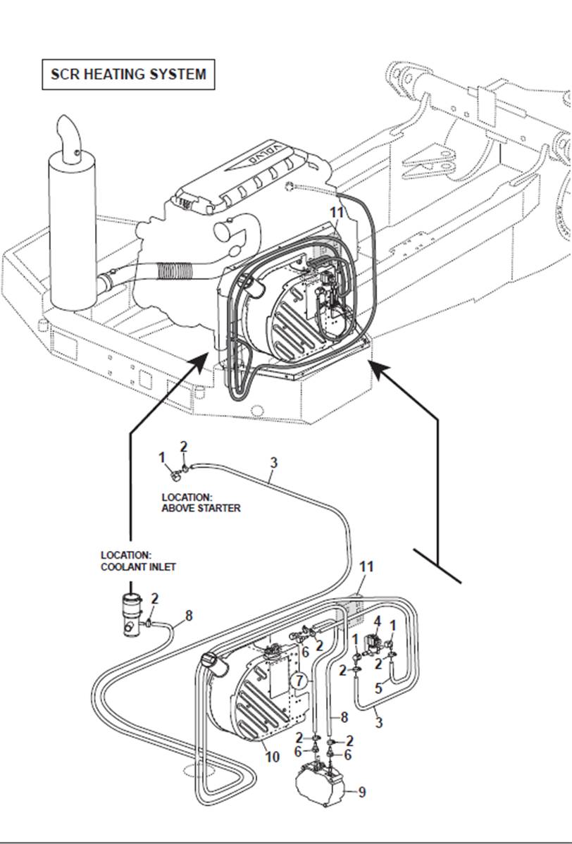 ADBLUE moteur stage 4,système de chauffage 9992691
