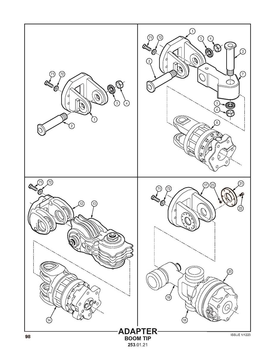 Adaptateur, pointe de flèche 2530122