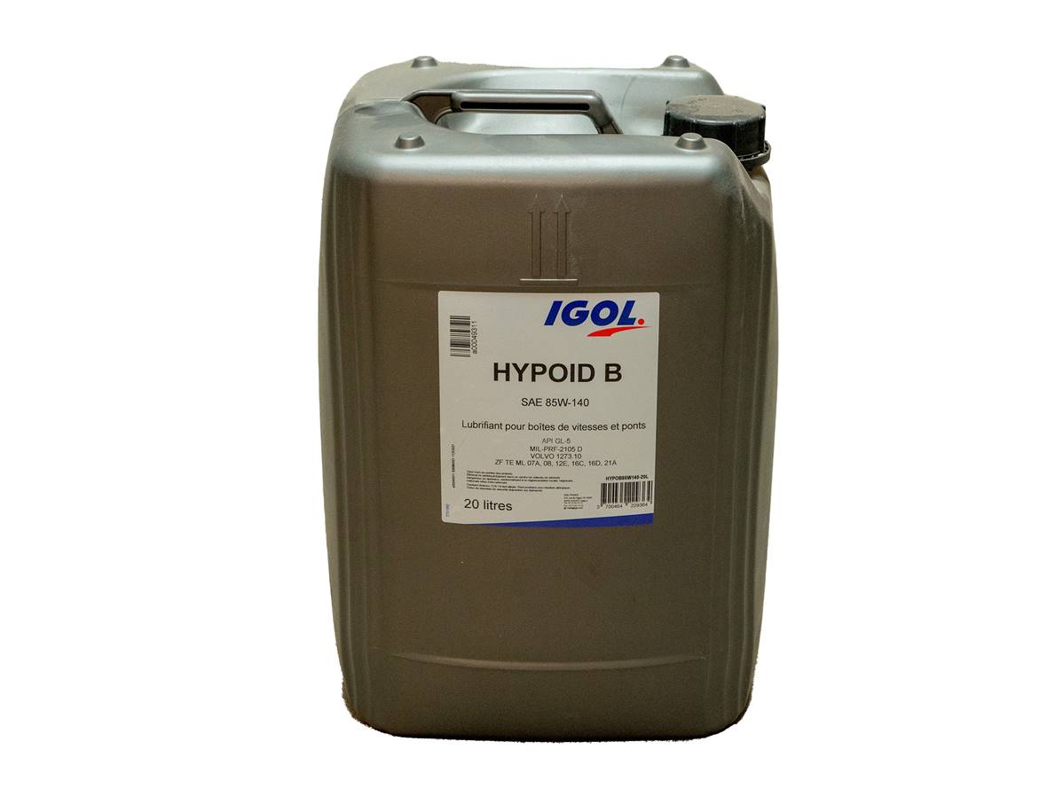 Huile de transmission IGOL HYPOID B MULTIGRADE 85W-140 20L