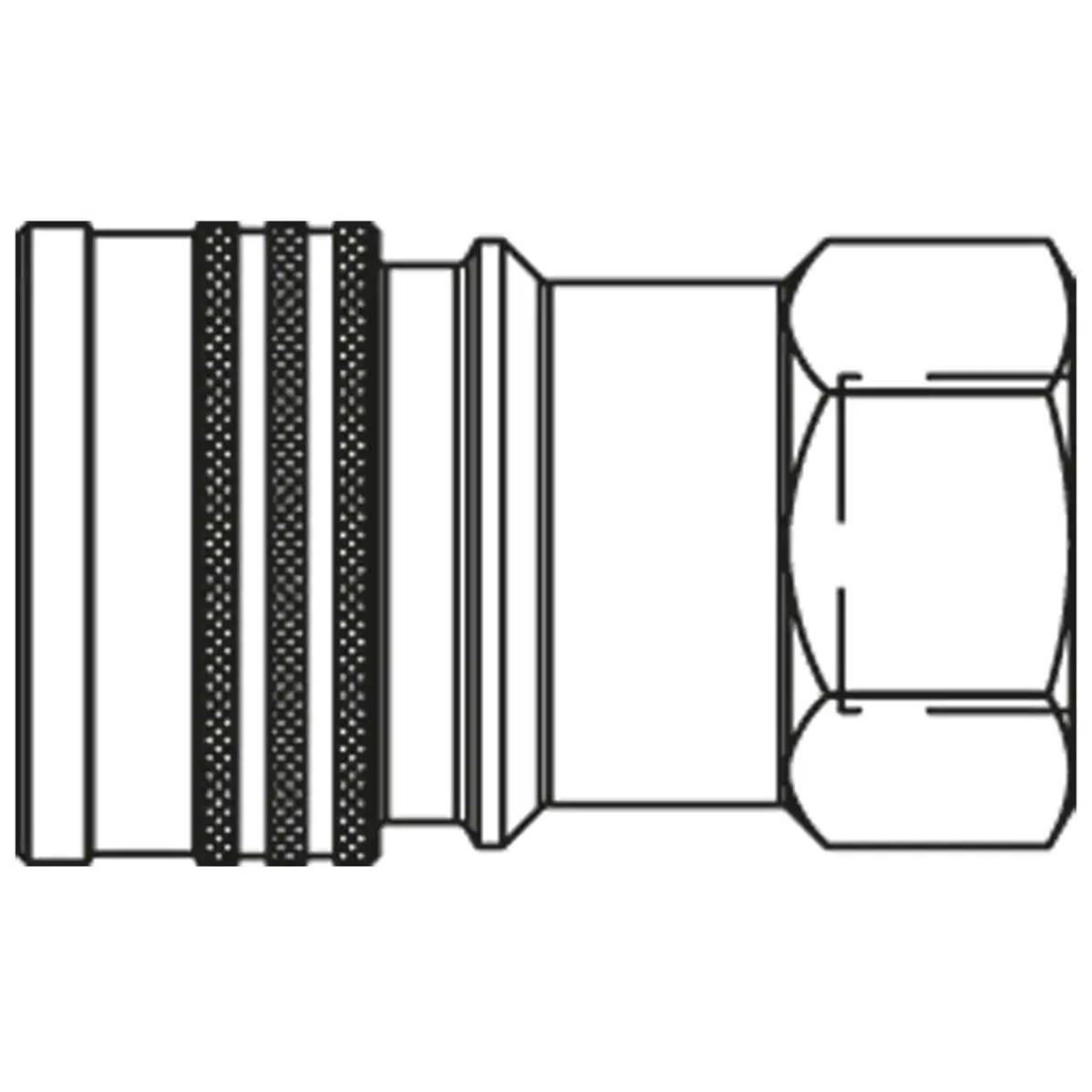 Coupleur à bille femelle G3/4 ISO B Parker IB7510
