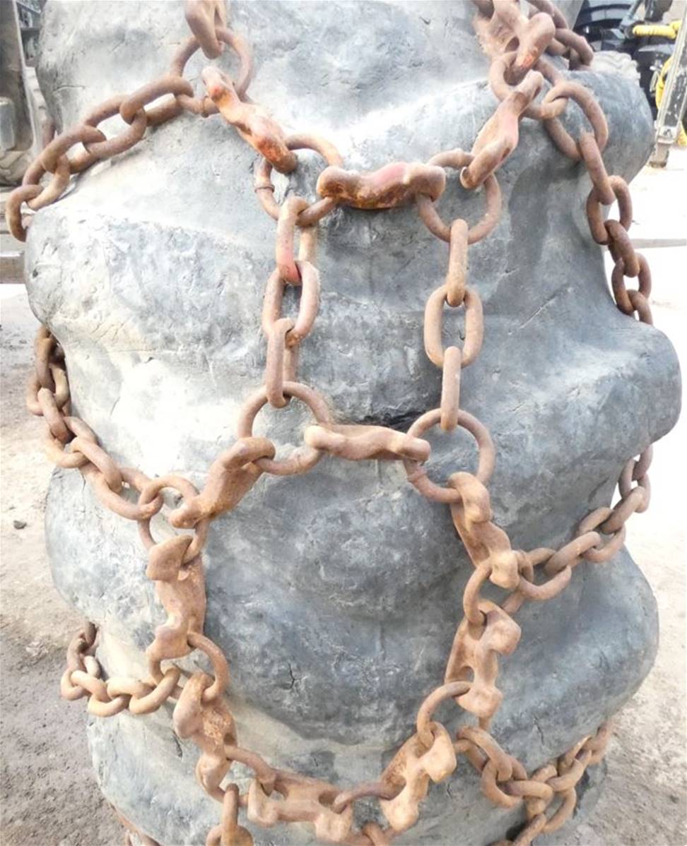 Paire de chaînes RUD simple losange 23.1-26 et 600/65-34 12mm occasion