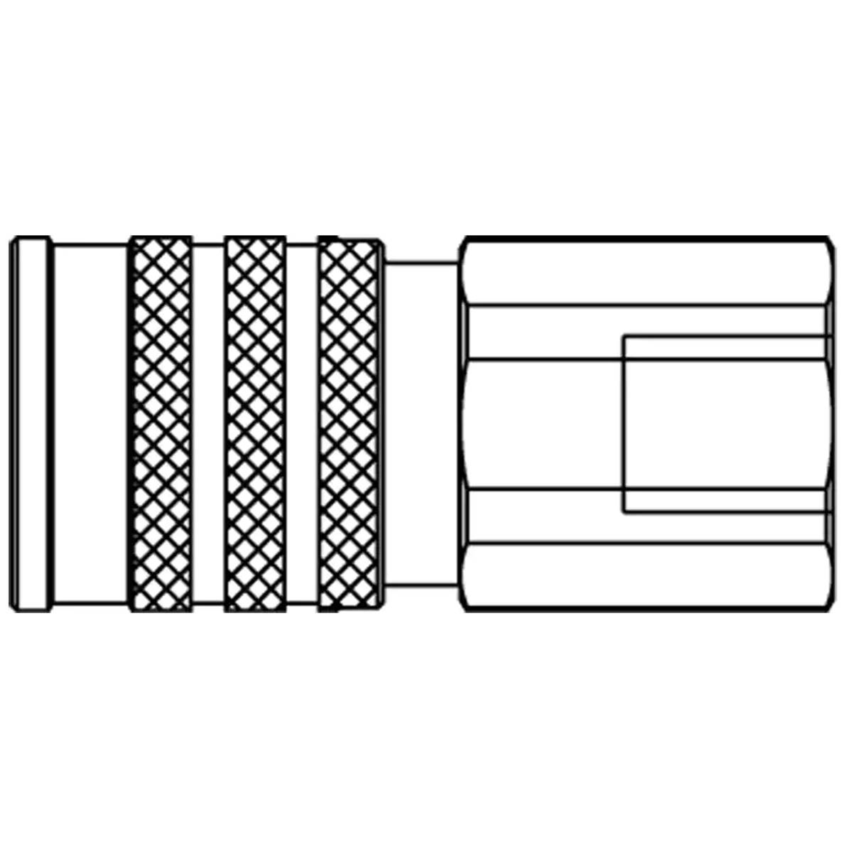 Capuchon pour coupleur anti-pollution mâle 3/4 PARKER CFE-752-P