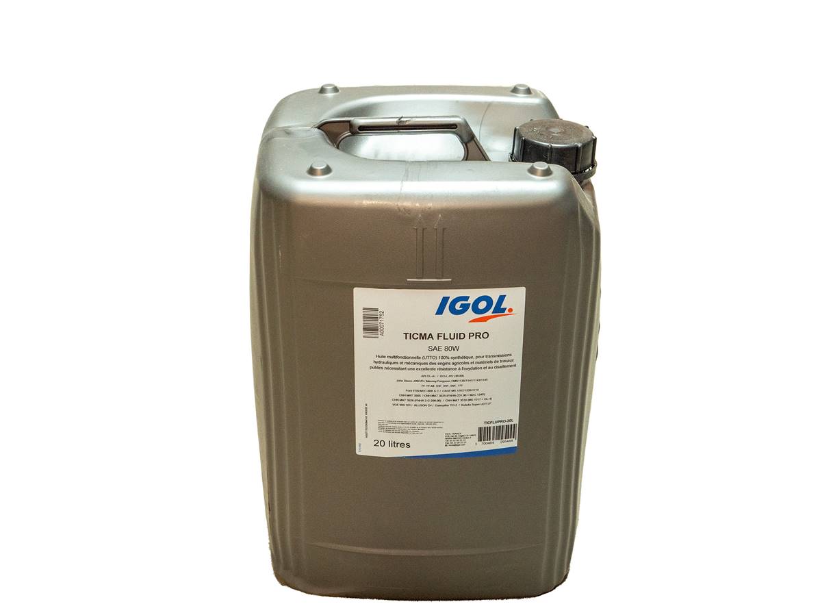 Huile de transmission IGOL TICMA FLUID PRO 20l TICFLUPRO-20L