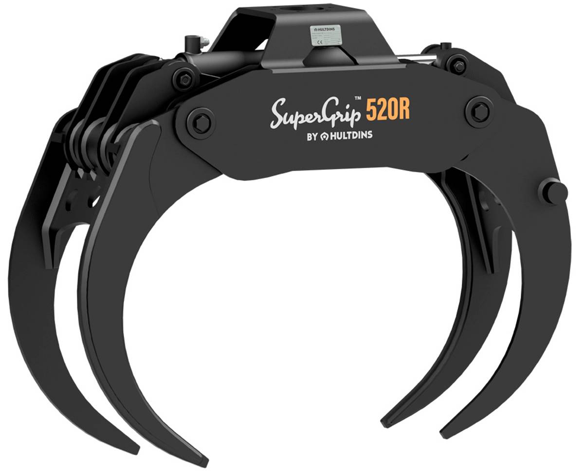 Grappin bois énergie 4 becs HULTDINS SuperGrip I 520R