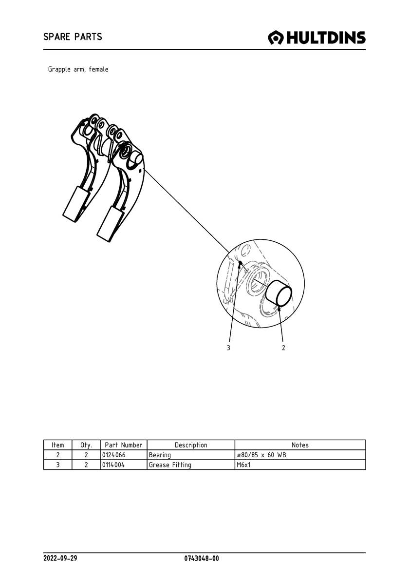 Bec femelle 074304800